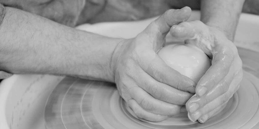 how to center clay on a pottery wheel